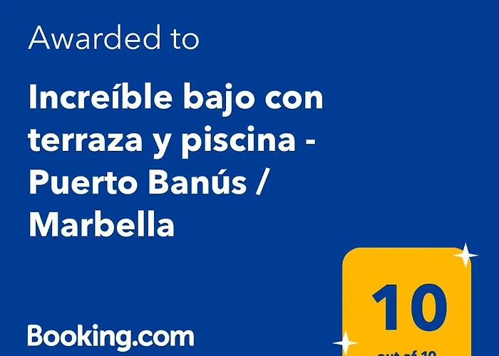 Increíble Bajo Con Jardín Y Piscina - Puerto Banús